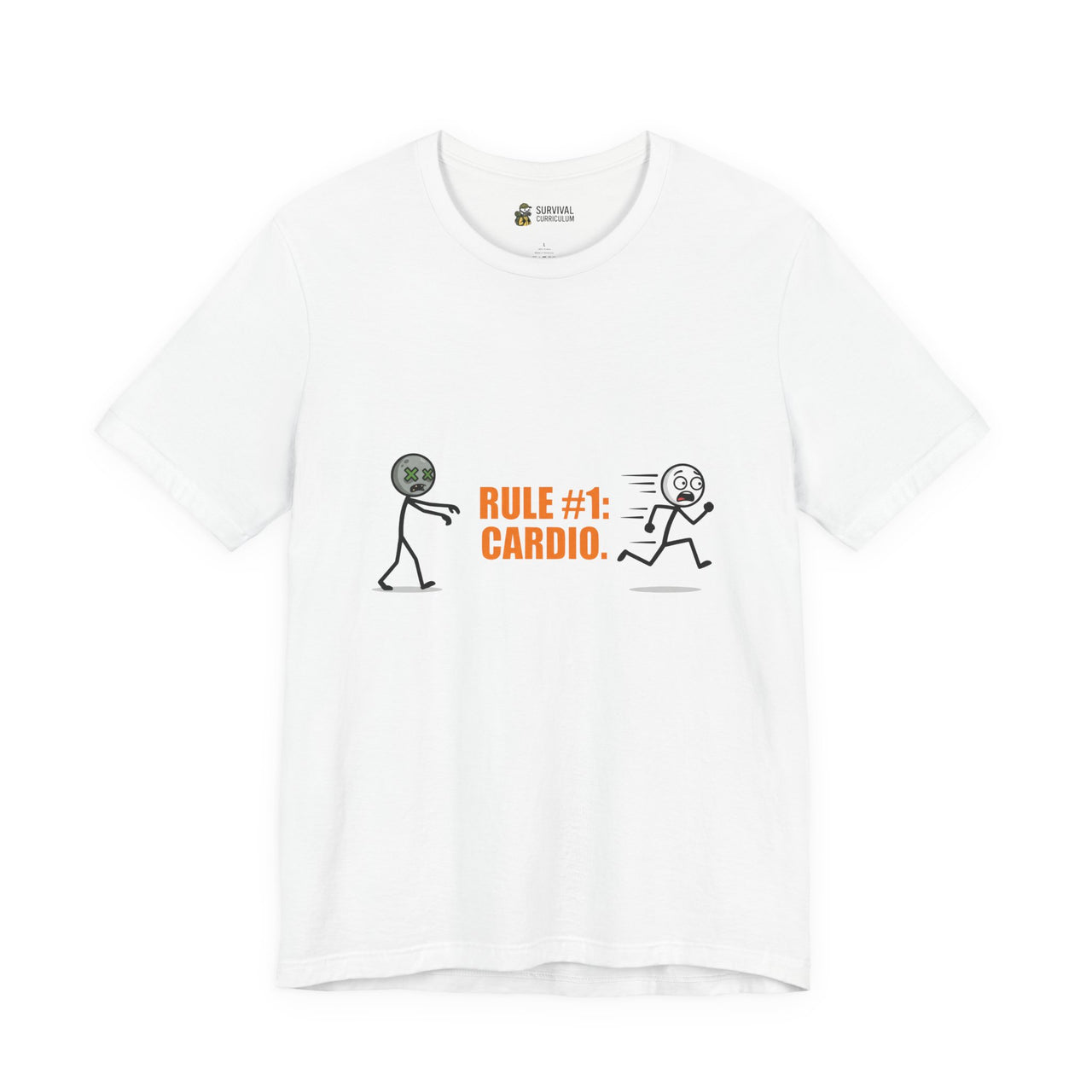"Rule #1: Cardio" Instructional Tee - Escape Velocity Gear