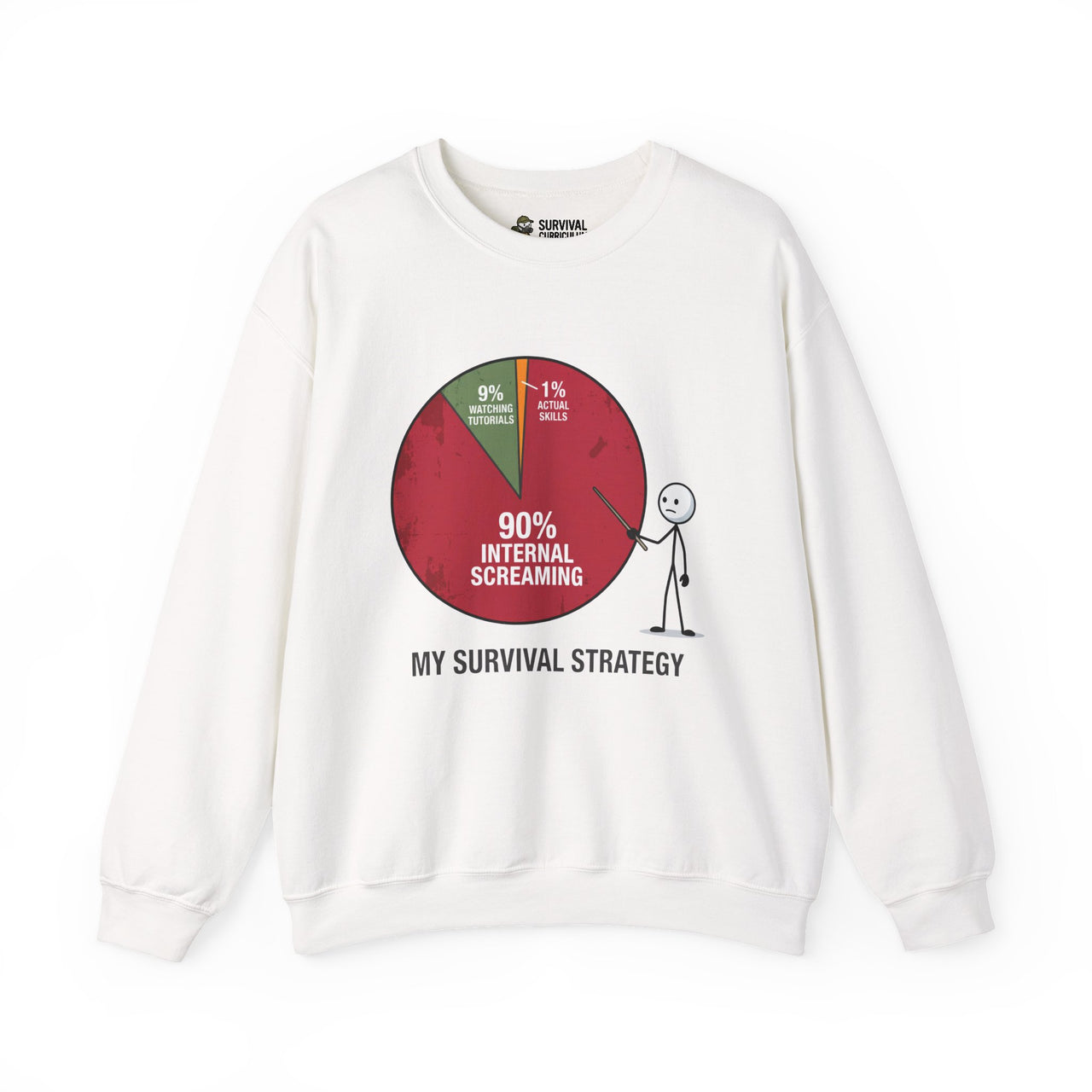 "The Survival Strategy" Survival Crewneck - Panic Management Gear