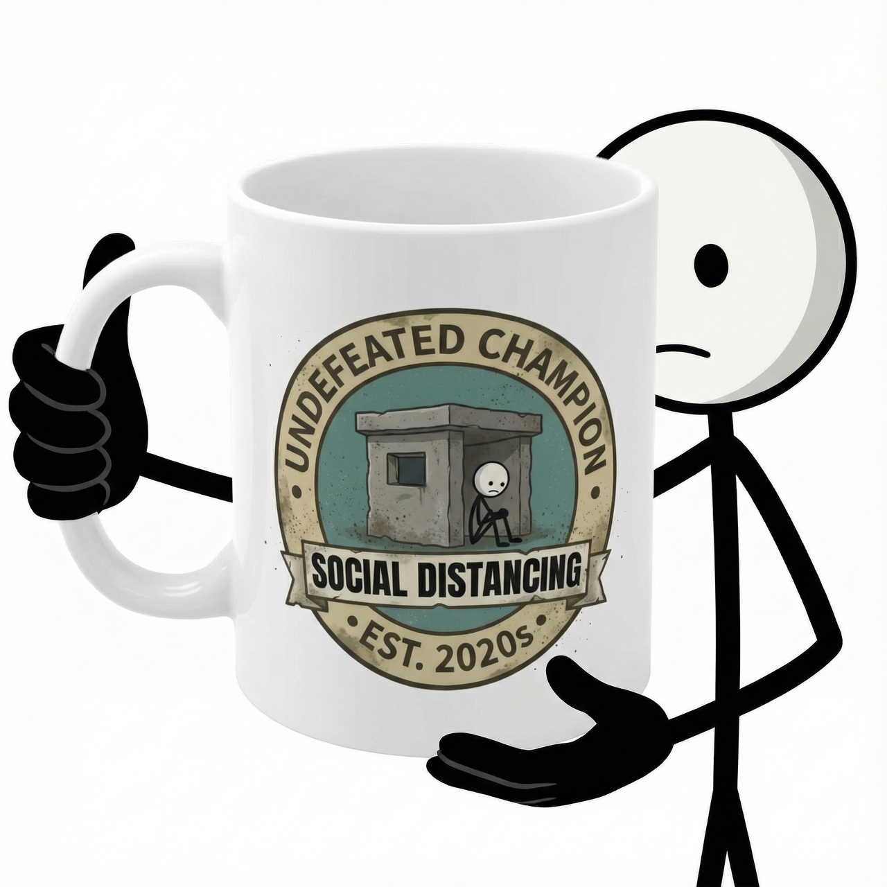 "Undefeated Champion" Survival Mug - Solo Queue Legacy