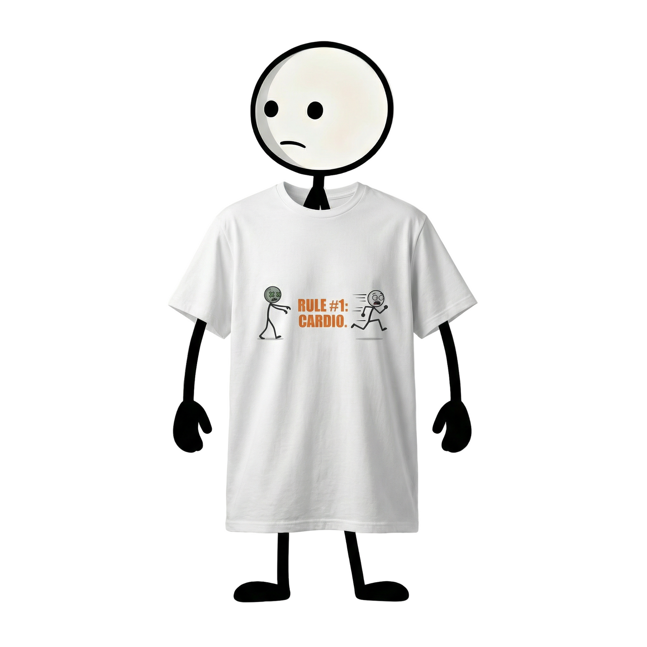 "Rule #1: Cardio" Instructional Tee - Escape Velocity Gear