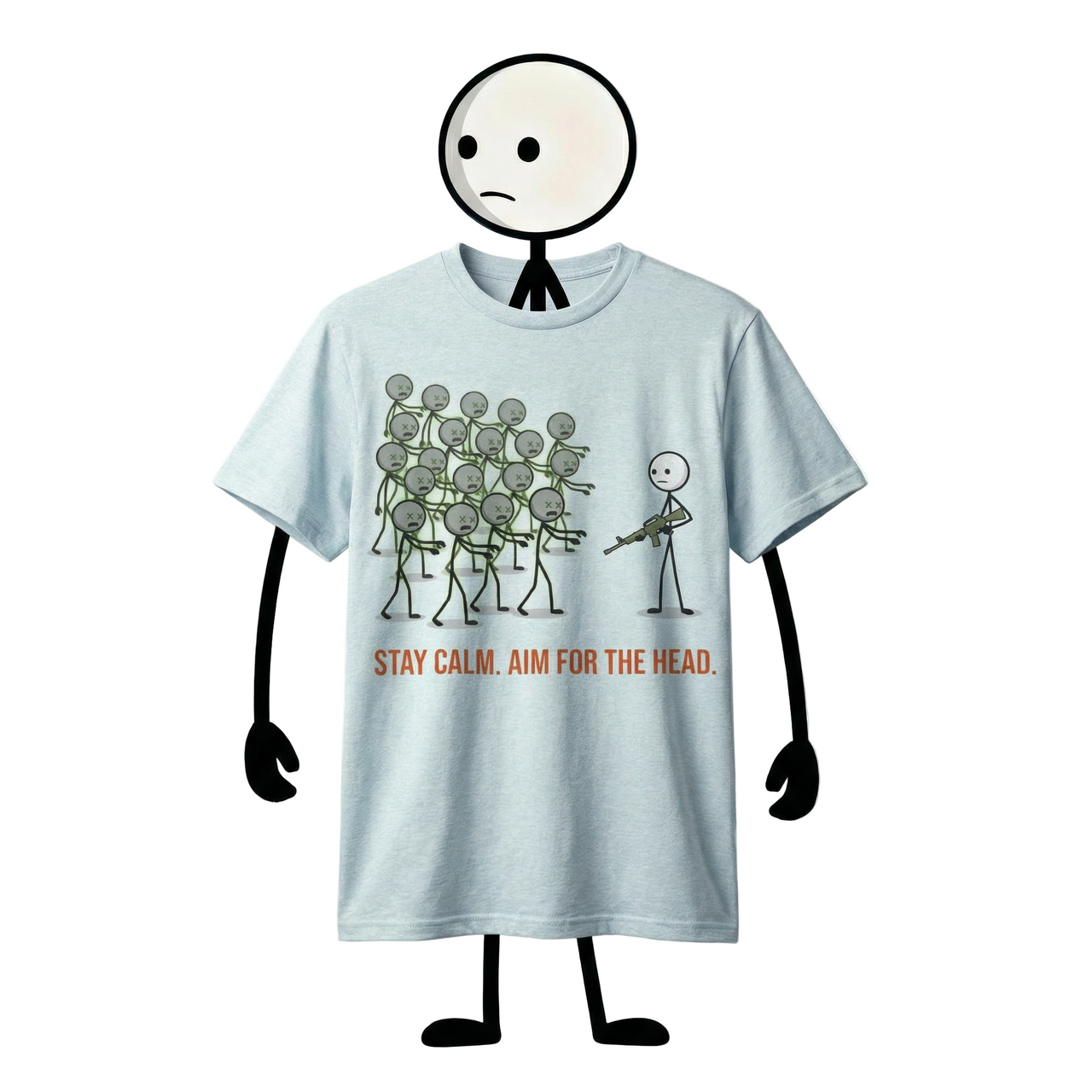 "The Horde" Standoff Tee - Crowd Control Graphic